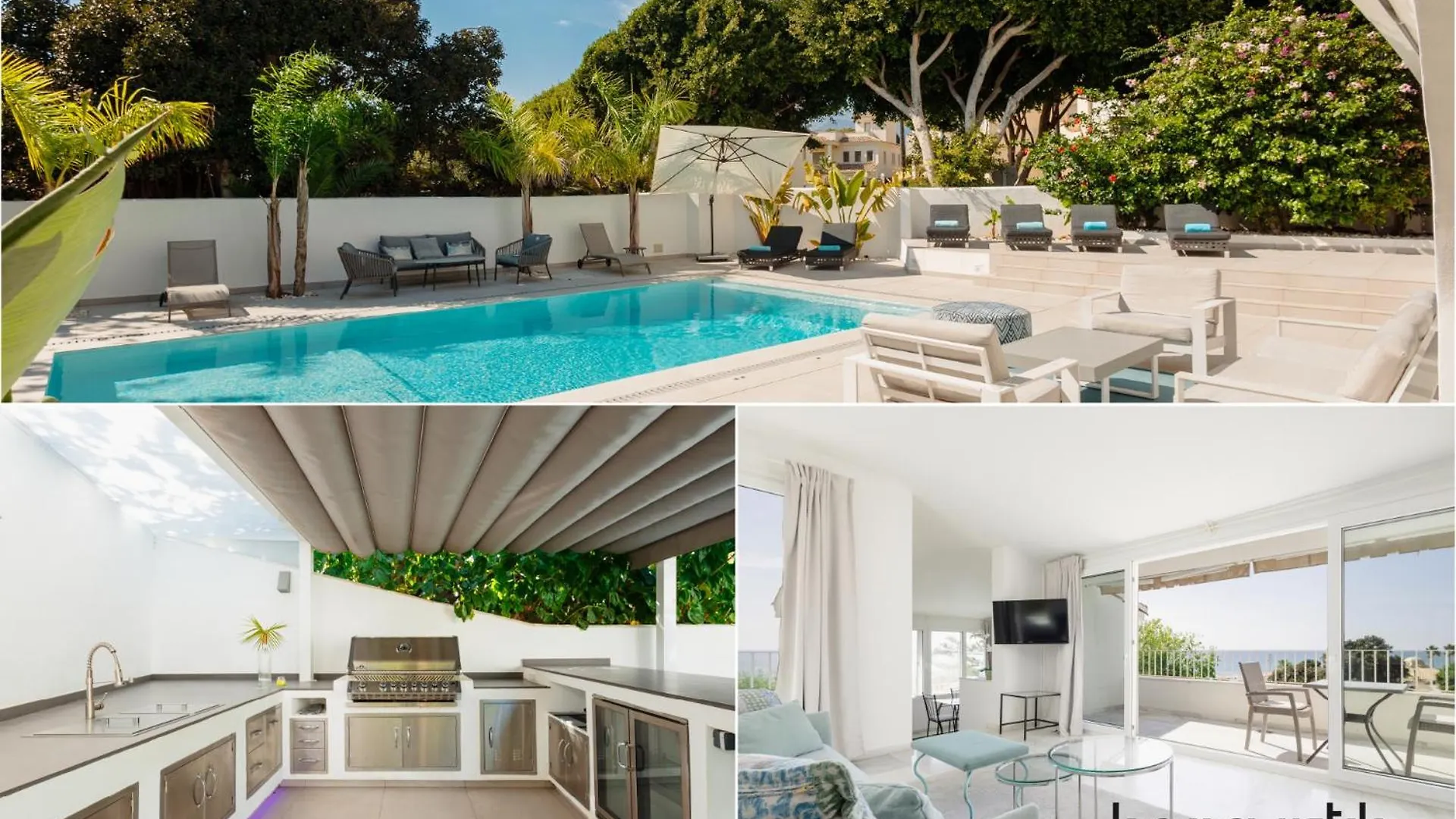 6 Bedroom Villa, With Heated Pool And Sea Views, Next To The Beach Of Costabella Marbella